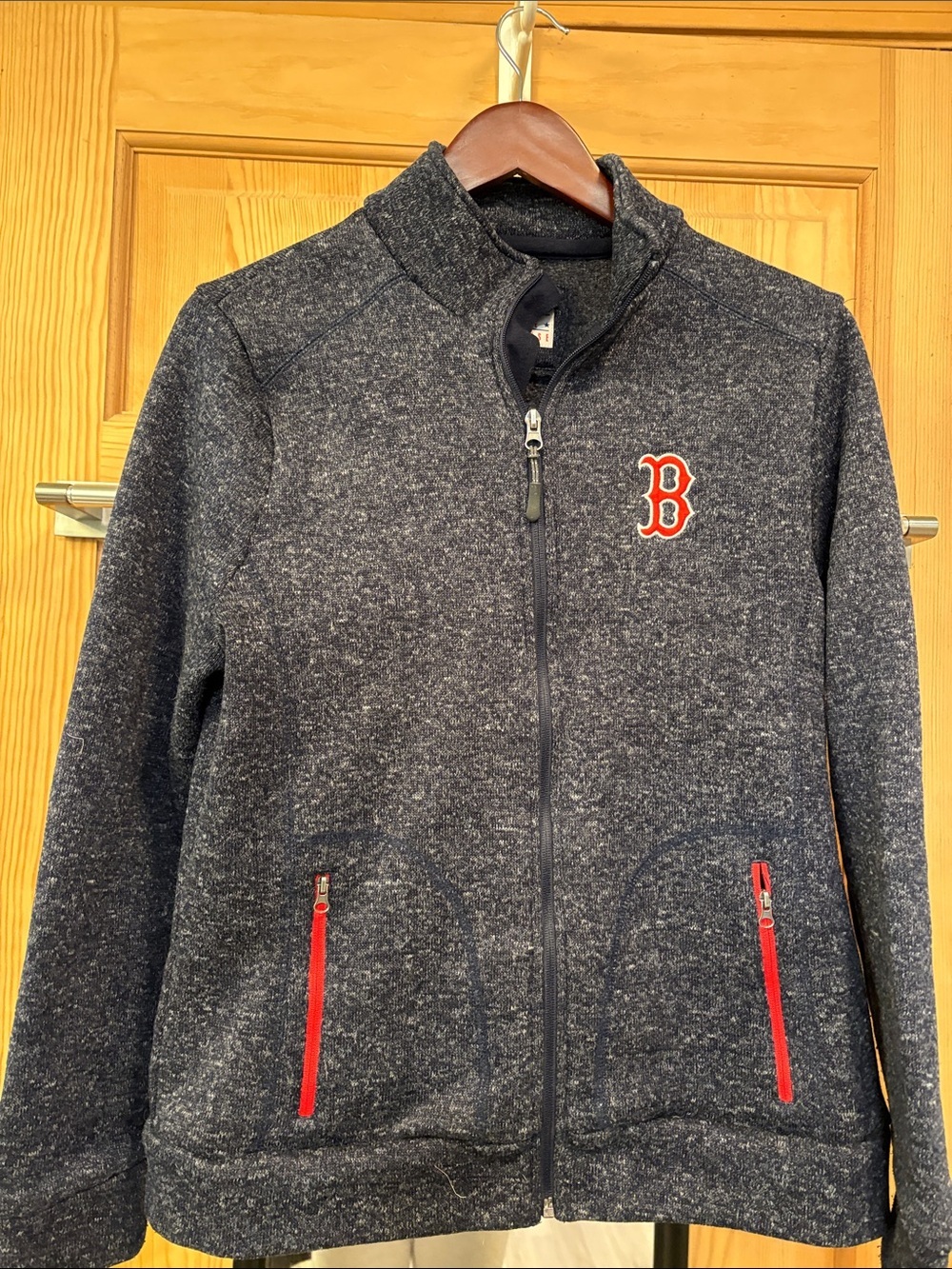 Boston Red Socks Sweater Jacket Sz L